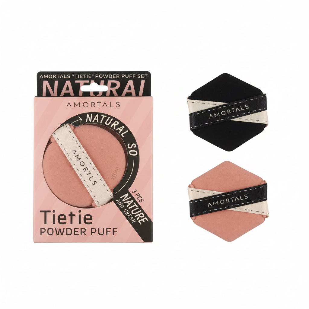 NATURAL AMORTALS TieTie powder puff