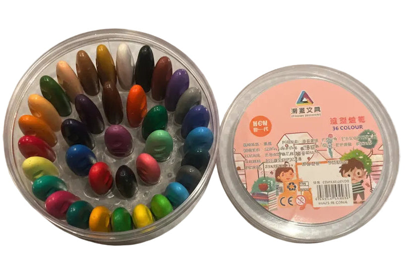 Mess free crayon