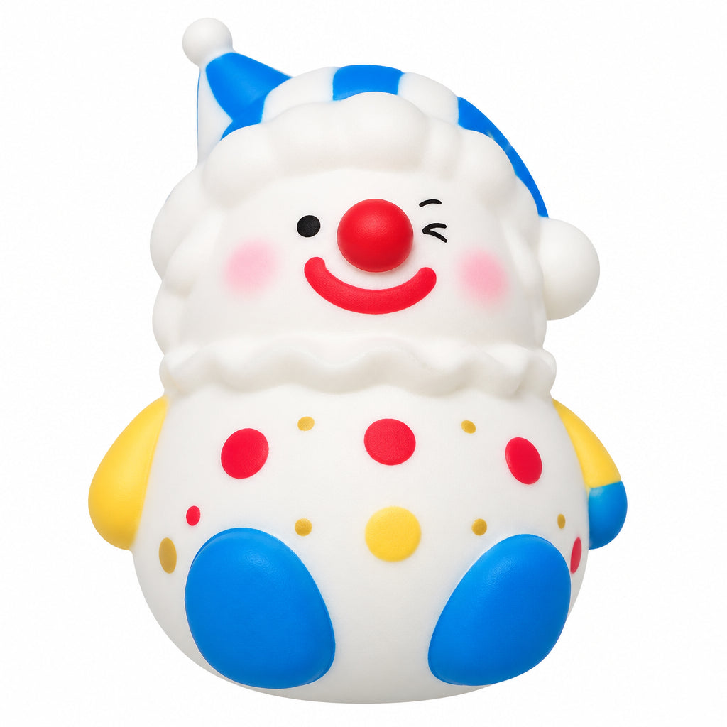 Clown novelty squishy