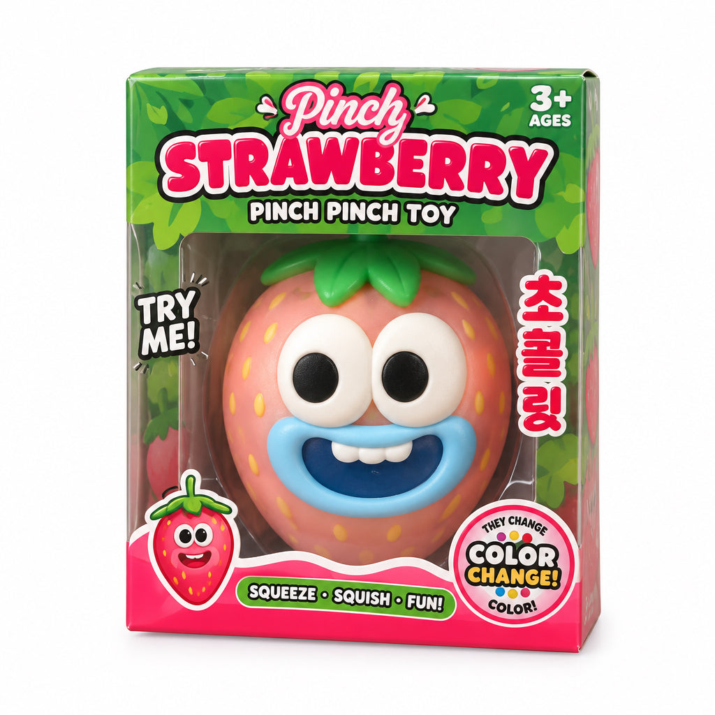 Color change Strawberry squishy