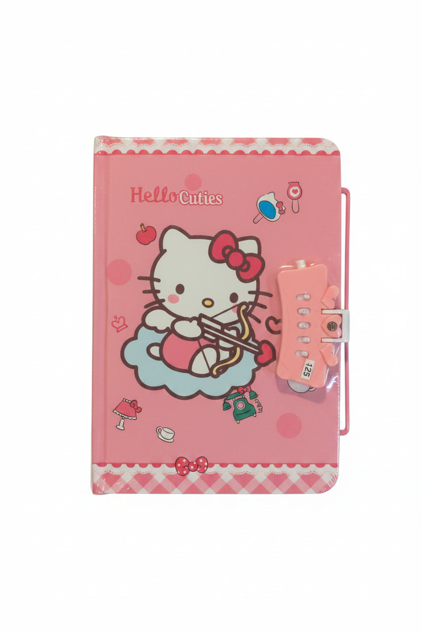 Hello Cuties Pink Secret Lock Diary